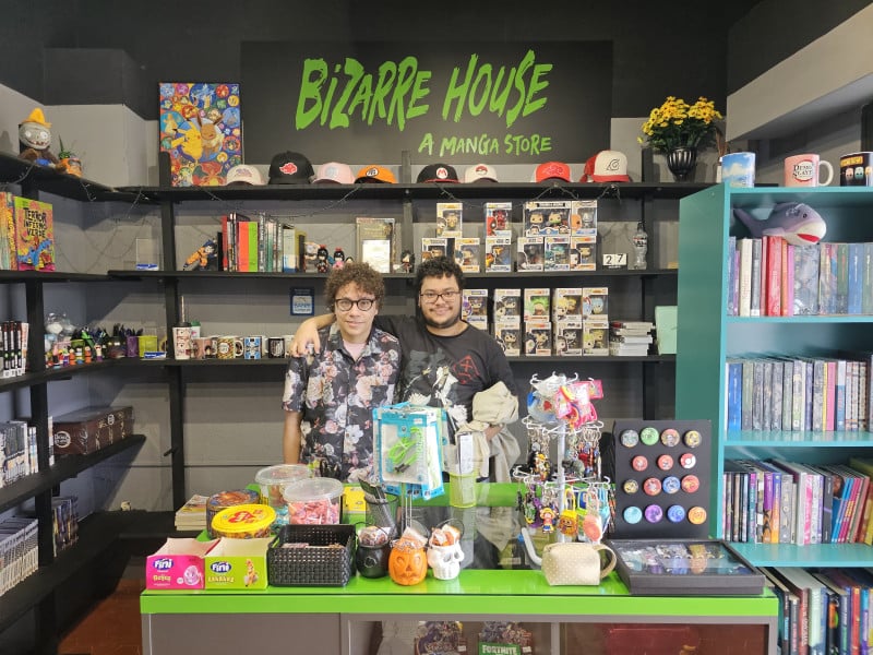 Felipe e &Eacute;rico Bizarro s&atilde;o os s&oacute;cios na Bizarre House  Foto: JAMIL AIQUEL/ESPECIAL/JC