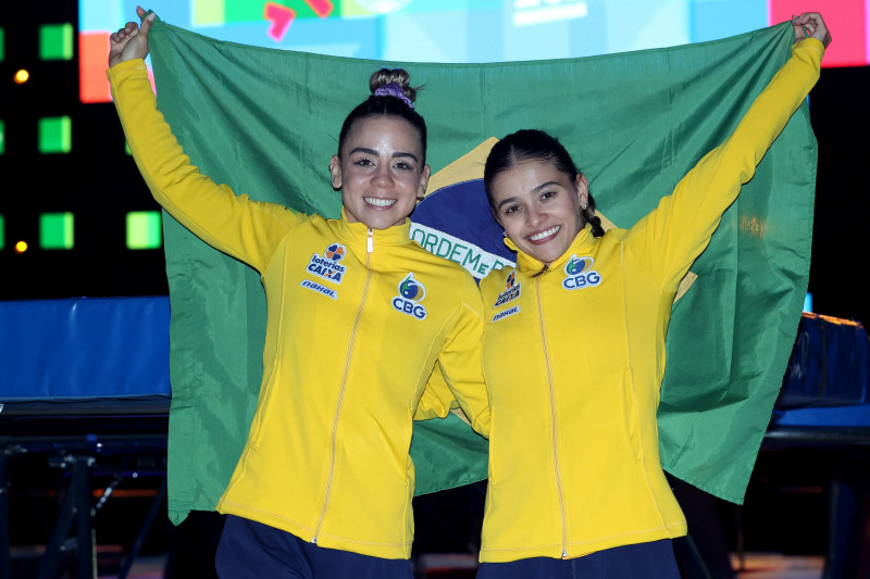 A vaga foi conquistada após Camilla Gomes e Alice Helen se garantirem na final do Mundial