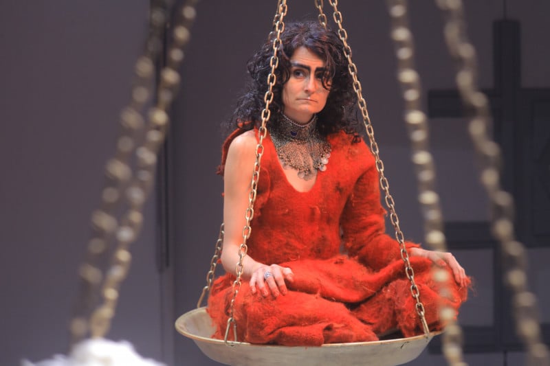 Tânia Farias em Medeia Vozes, papel que rendeu o Açorianos à atuadora