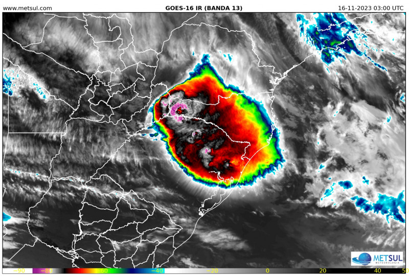 Acontecimento apresenta alto potencial de impactos e tem o nome de Complexo Convectivo de Mesoescala (CCM)