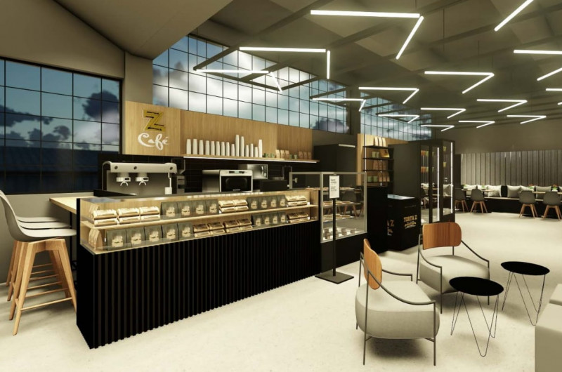 Cafeteria vai ser aberta no terceiro piso do complexo de inovação no Quarto Distrito