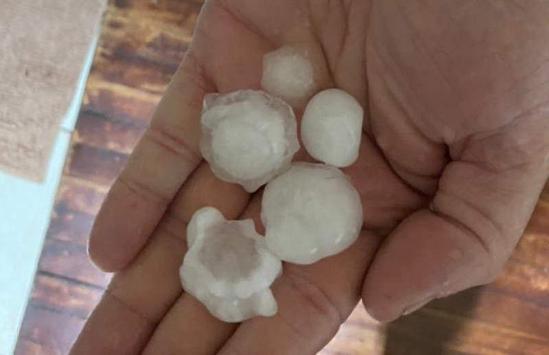 Regiões dos vales do Caí e do Taquari e da Serra gaúcha registraram ocorrência de pedras de gelo