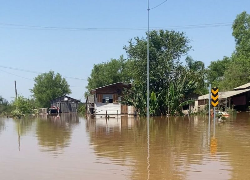 A água tomou conta, e moradores da região perderam tudo 