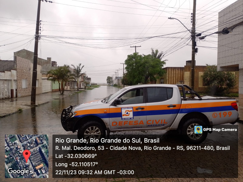 Áreas ribeirinhas de Rio Grande já são atingidas pela água