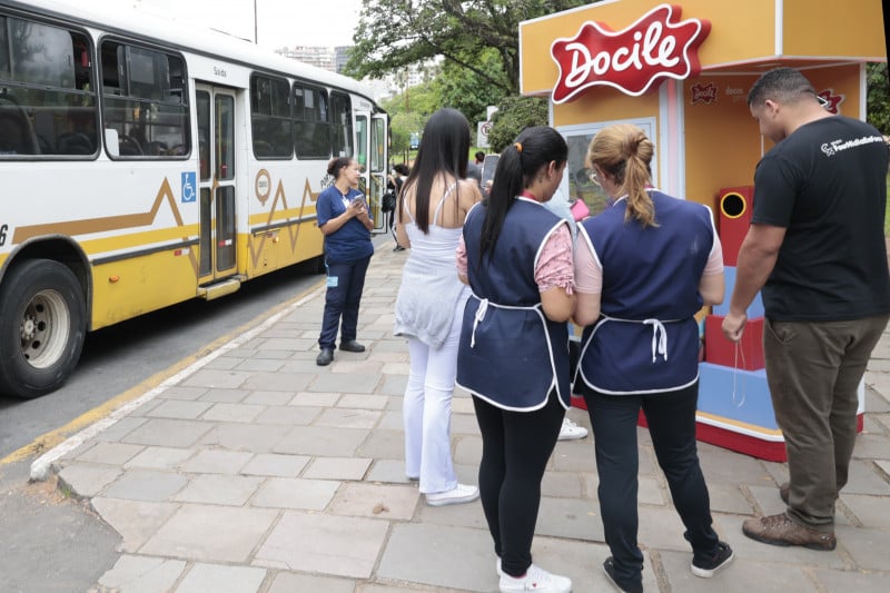 O estande fica at&eacute; o dia 4 de dezembro Foto: T&Acirc;NIA MEINERZ/JC
