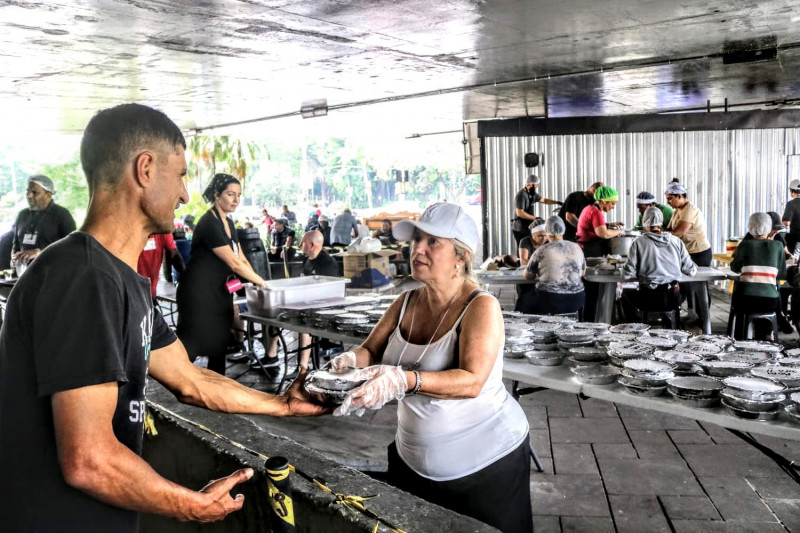 Projeto busca oportunizar um momento de confraternização para crianças venezuelanas e haitianas