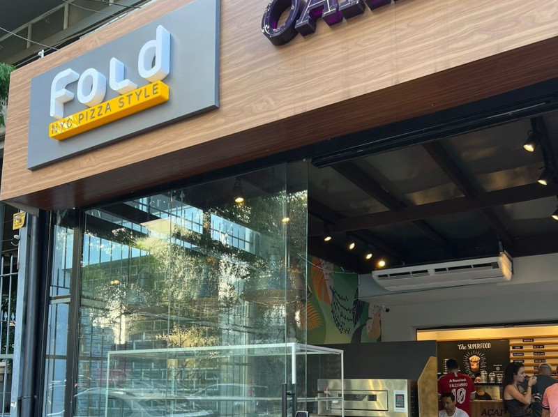 Nova unidade da Fold Pizza fica em frente ao Parcão, na rua 24 de Outubro, no Moinhos de Vento