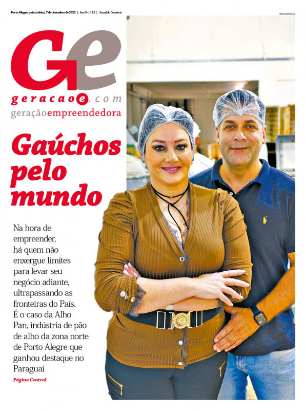 Confira a capa do Gera&ccedil;&atilde;oE desta quinta-feira, 7 de dezembro de 2023  Foto: REPRODU&Ccedil;&Atilde;O/JC