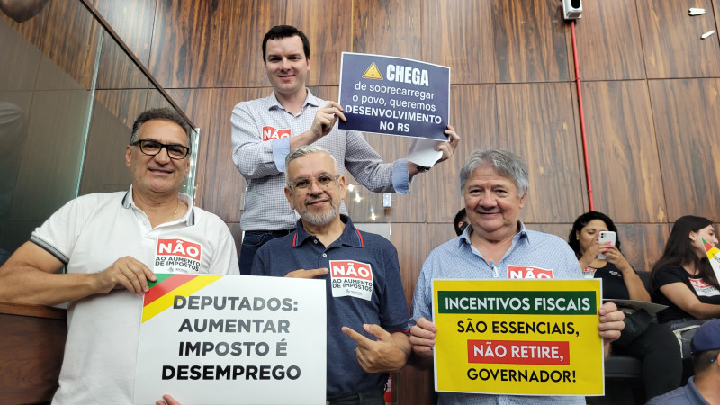 Entidades gaúchas se mobilizam pela manutenção dos incentivos fiscais