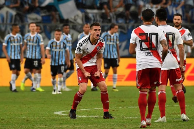 Em 2018, atacante marcou um dos gols que eliminou o Grêmio da Copa Libertadores