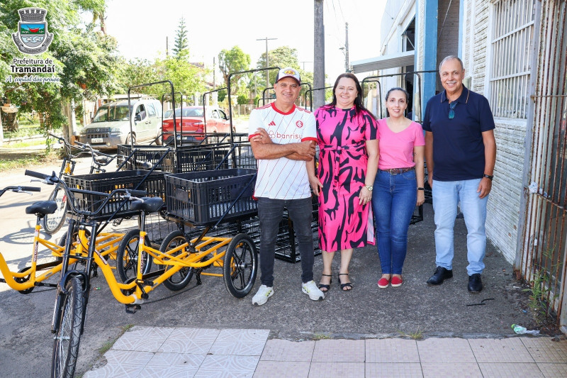 Cidades - Bicicletas servirão para coleta de resíduos urbanos em Tramandaí