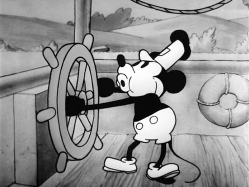 Mickey Mouse - Steamboat Willie (O Vapor Willie), 1928