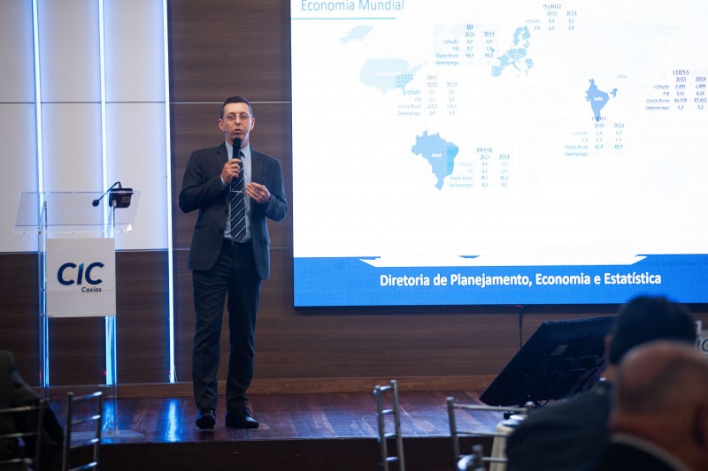 Cardoso, economista da CIC Caxias, manifestou otimismo quanto ao futuro econômico da região 