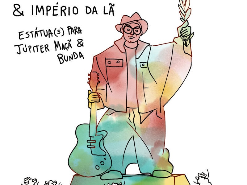 Brincadeira em torno da presença de Jupiter Maçã em Chapecó vai render 'mockumentary' e música escrita por Carlinhos Carneiro