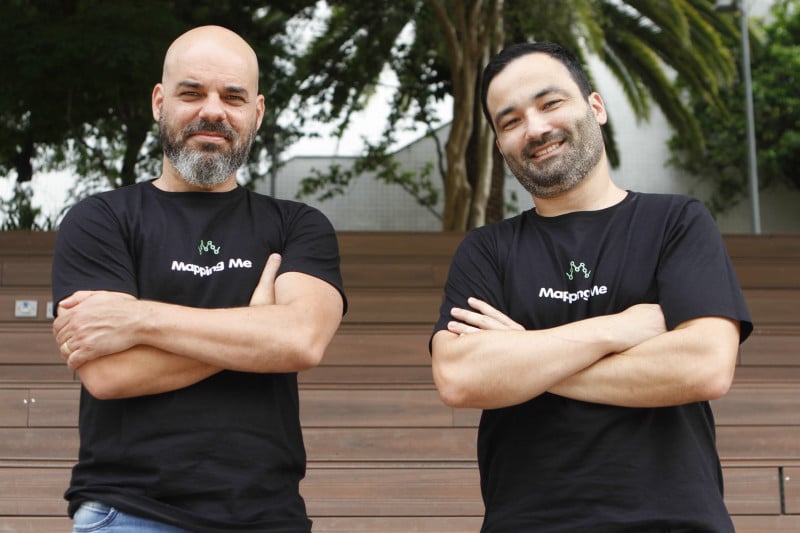 Alessandro Jacoby e Carlos Nunes s&atilde;o os nomes &agrave; frente da Mapping Me, startup que produz mapas de soft skills Foto: EVANDRO OLIVEIRA/JC