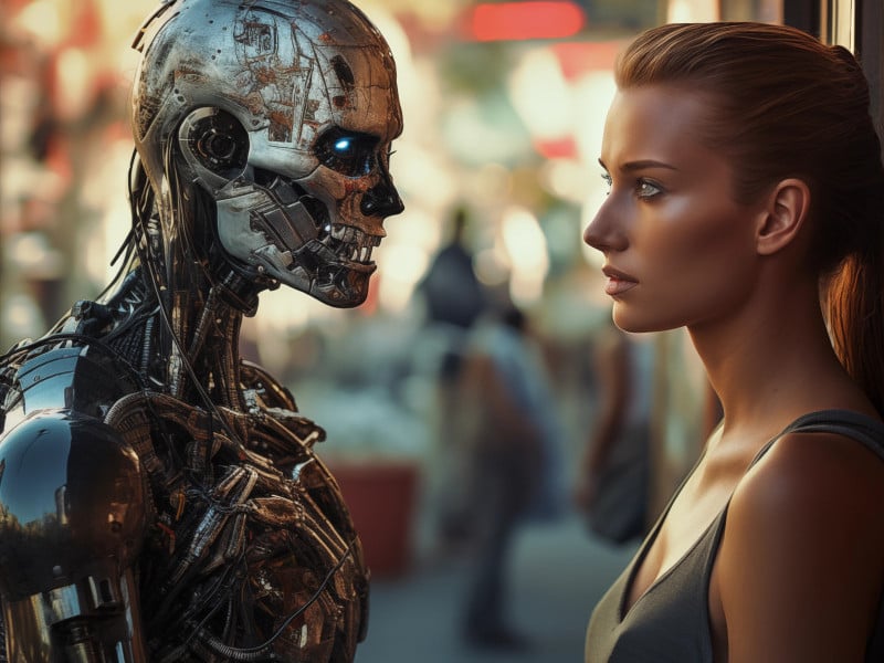 No filme, máquinas tentam destruir os seres humanos