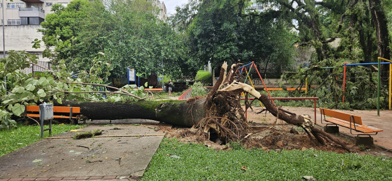 Os problemas de falta de luz são decorrentes do temporal que atingiu o Estado na semana passada