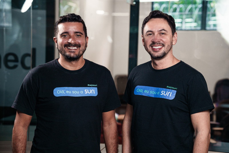 Thiago Amarante e Marlos Távora, fundadores da Chatbot Maker