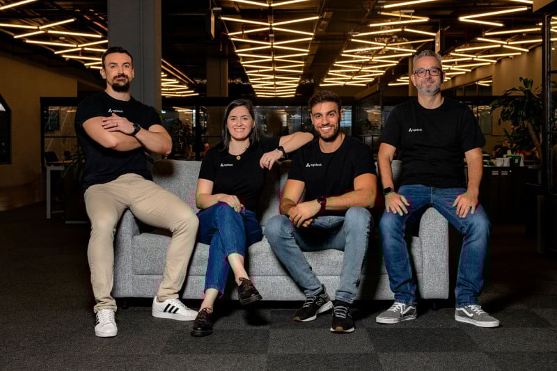 Bruno Ukoski, Veridiana Cavalheiro, Ricardo Karam e Juliano Mulick líderes da empresa