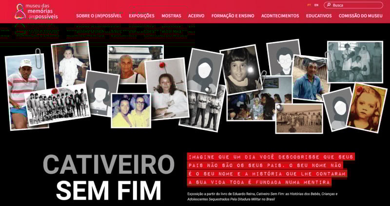 A exposição será permanente e está à disposição do público no site do museu