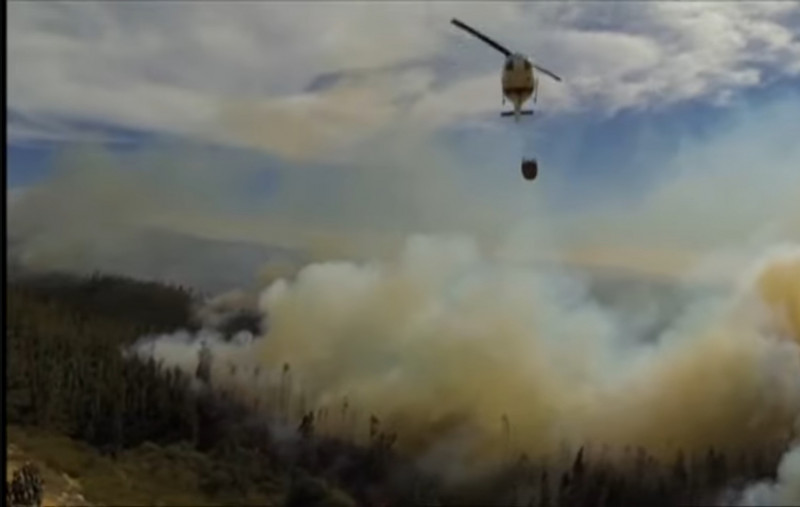 Fogo atinge áreas de Valparaíso e Viña del Mar