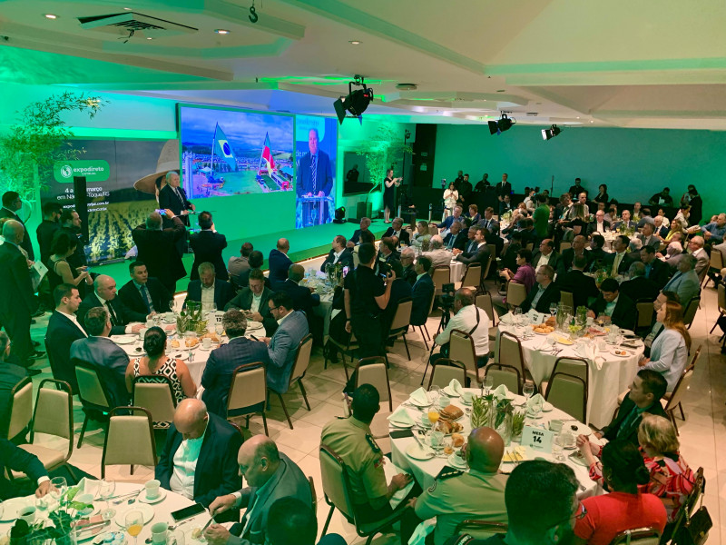 O lançamento da Expodireto ocorreu no Plaza São Rafael