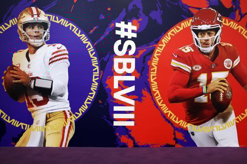 A final entre 49ers e Chiefs repete o Super Bowl LIV disputado em Miami, na Flórida, em 2019