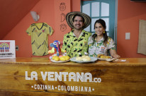 Os colombianos Juan e Dayana comandam o La Ventana na Capital