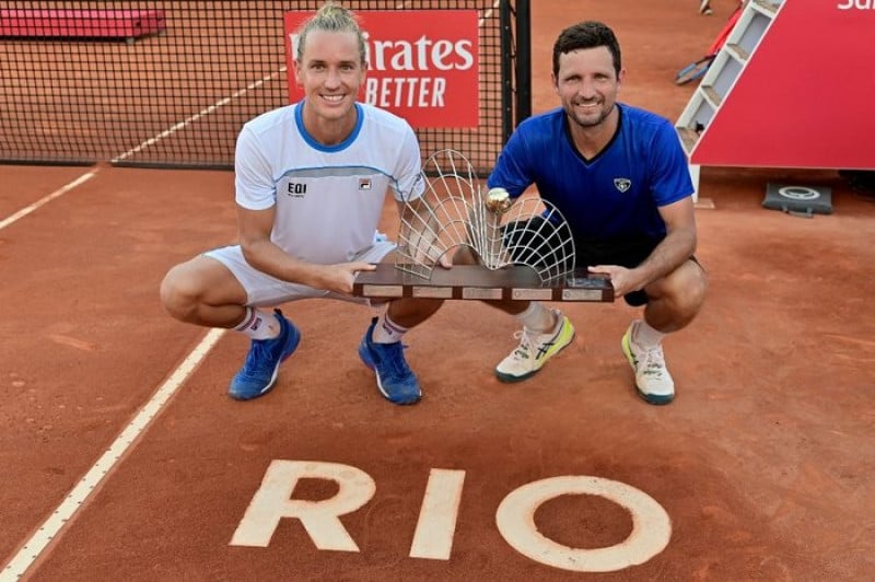 No Rio Open, Matos e Barrientos ganharam o título nas duplas