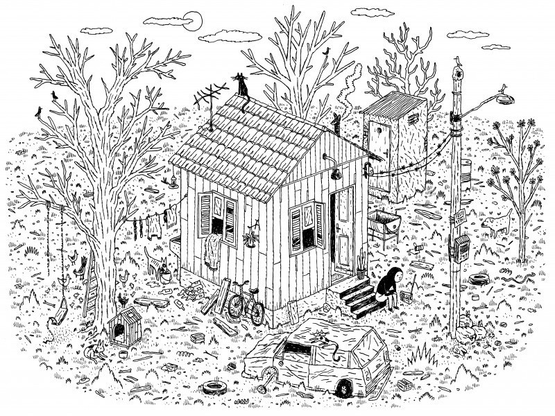 Obras como Triste, de Rafael Sica, revelam a estranheza presente no trabalho de um dos mais inquietos quadrinistas gaúchos 