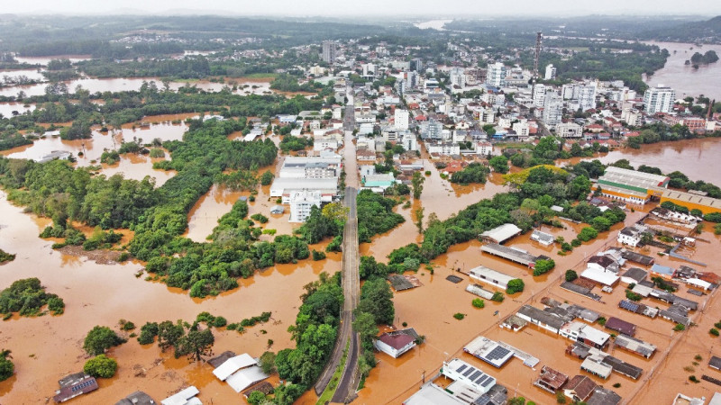 Cidade viu o rio Taquari atingir marca de 30,17 metros no dia 4 daquele m&ecirc;s