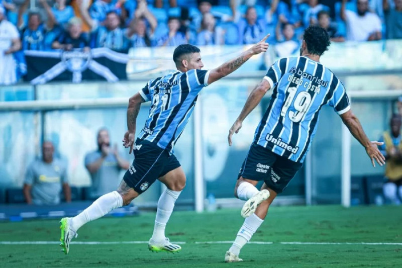 Grêmio vence Guarany de Bagé, por 4 a 1