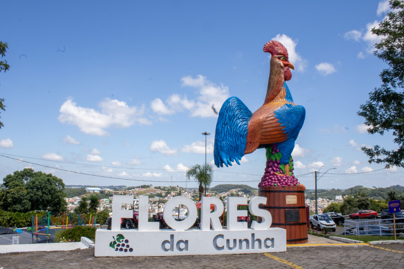 Além do vinho, Flores da Cunha é conhecida como a Terra do Galo. 