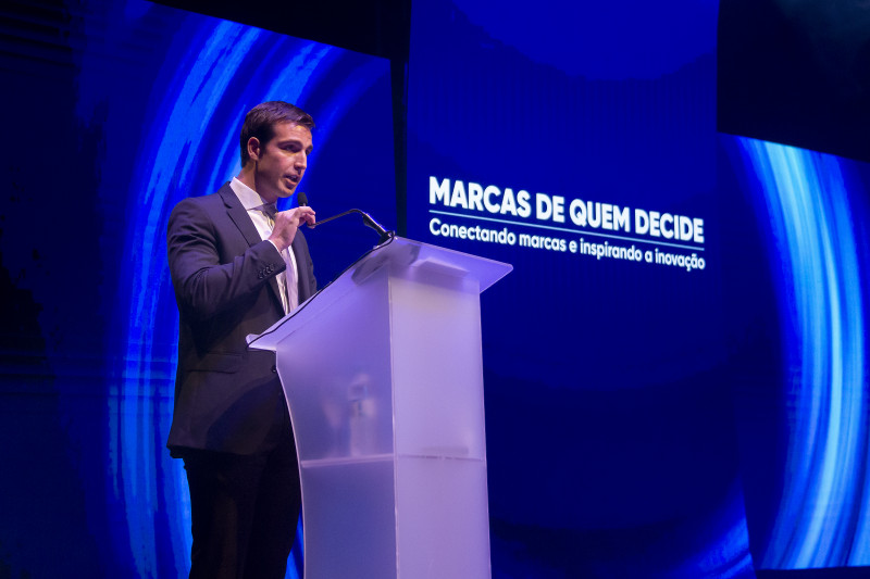 Giovanni Tumelero, presidente do Jornal do Comércio, no evento de Marcas de Quem Decide 2024