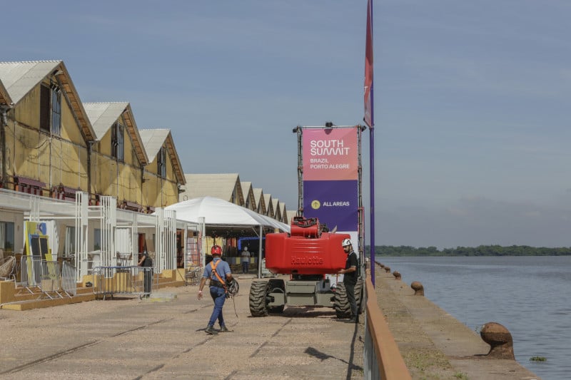 Cais Mauá recebe os últimos ajustes para o South Summit 2024