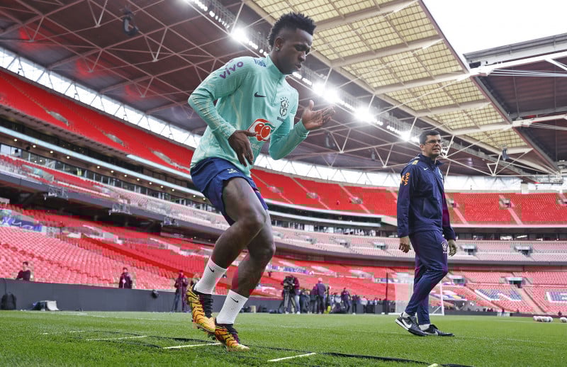 Vinicius Júnior é a principal atração brasileira para o amistoso conta a Inglaterra