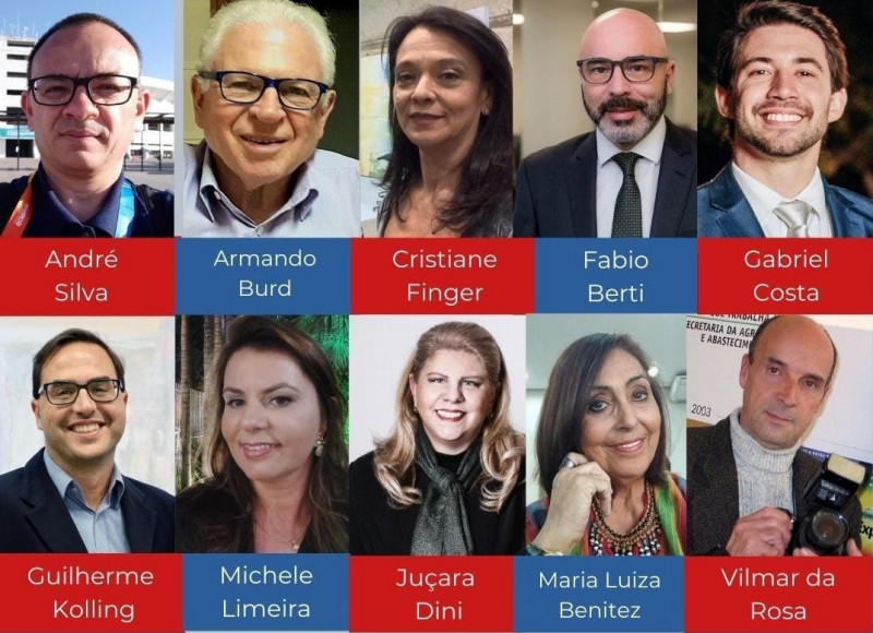 Jornalistas foram reconhecidos pela ARI por suas trajetórias na imprensa; solenidade será no dia 9 de abril
