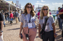 Doda Bedin e Ana Paula Leite, sócias da Inventa Evento, produtora executiva do South Summit, avaliam positivamente a edição de 2024 do evento