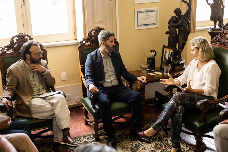 Situação do Theatro Sete de Abril e da ETA São Gonçalo foram debatidas