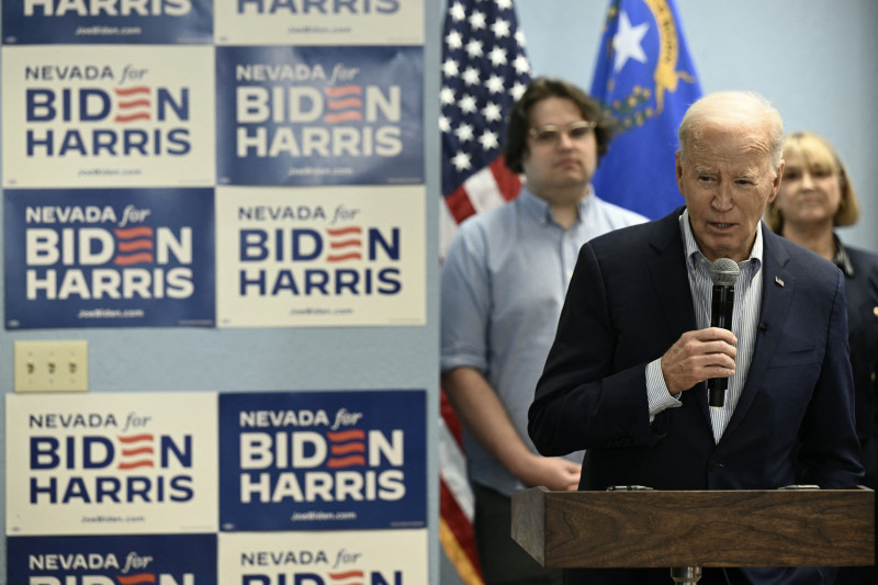 Biden tem visitado vários estados durante a campanha à reeleição 