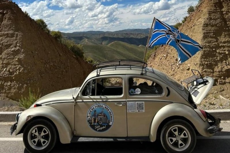 Ao total, torcedor gremista percorreu 2.975 km de Porto Alegre até La Paz, na Bolívia