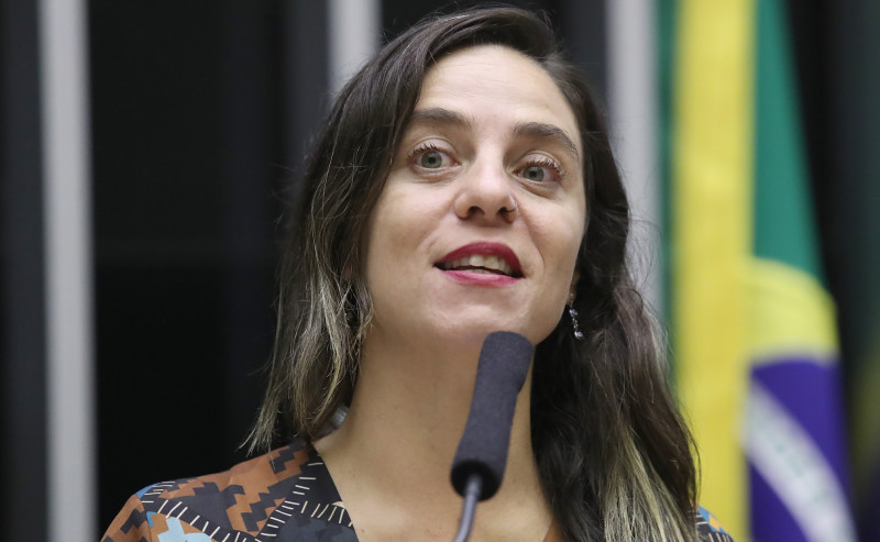 Fernanda Melchionna, deputada federal (PSOL), afirma que "tem que proibir a venda de armas de fogo para quem está respondendo por violência doméstica e familiar"