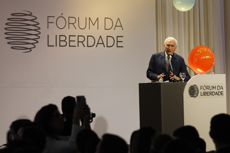 O ex-Presidente Michel Temer elogiou o papel da constituição no País