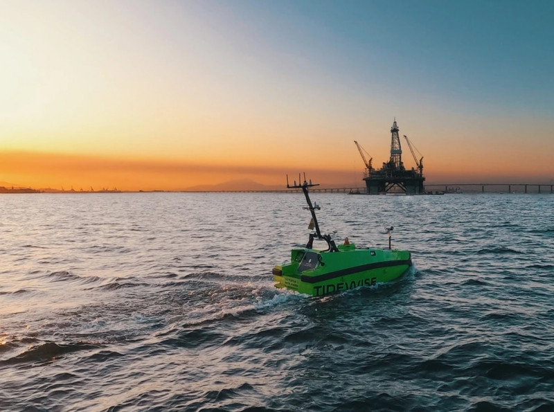 A startup brasileira Tidewise cria sistemas não tripulados para otimizar as operações em mar