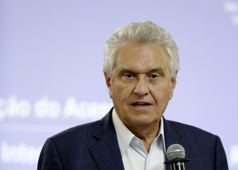 Caiado possui 30% das intenções de voto contra 44% do presidente Luiz Inácio Lula da Silva (PT)