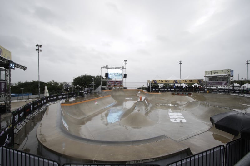 Primeiro dia do STU National ficou marcado pela chuva em Porto Alegre