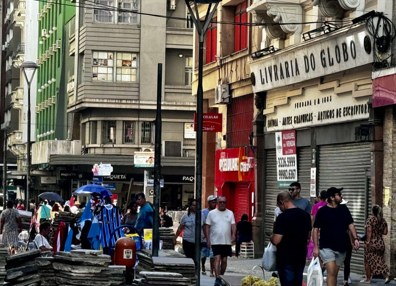Prédio icônico da Livraria do Globo, na rua dos Andradas, terá novidade no perfil da Casa Maria