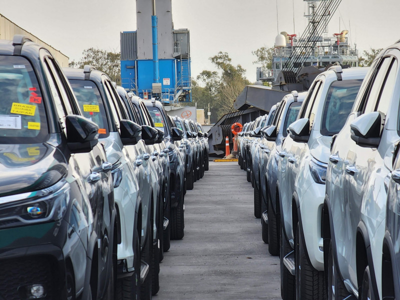 Porto riograndino recebeu 643 unidades de carros do exterior em 2023