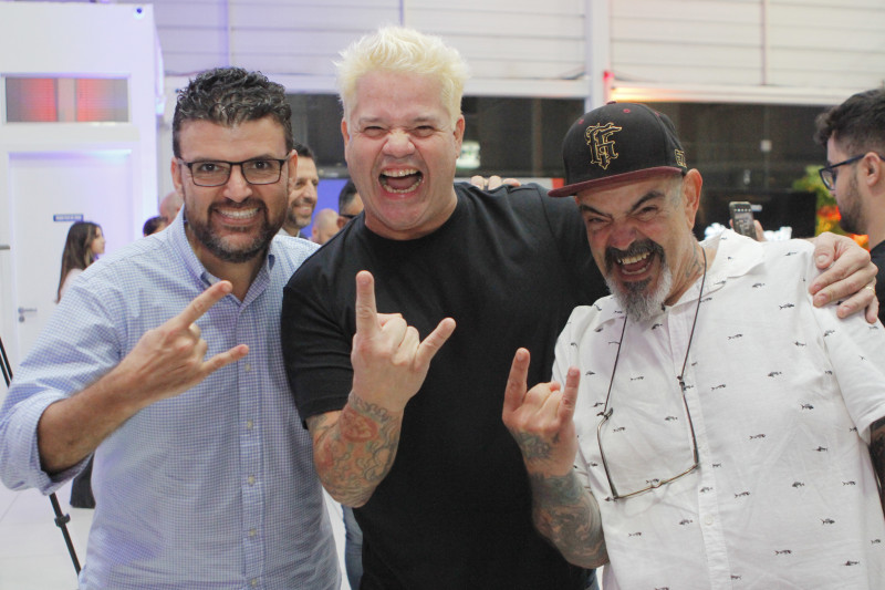 Rafael Mies, Rafael Malenotti e Edu Tattoo na Kia Sun Motors