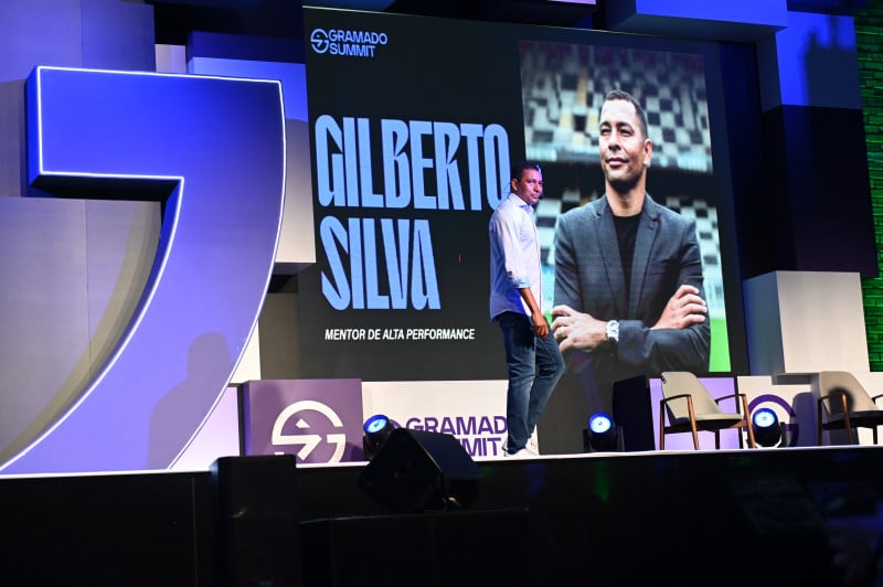 O ex-jogador foi uma das atra&ccedil;&otilde;es do palco principal da Gramado Summit Foto: Gustavo Merolli/Gramado Summit/Divulga&ccedil;&atilde;o/JC